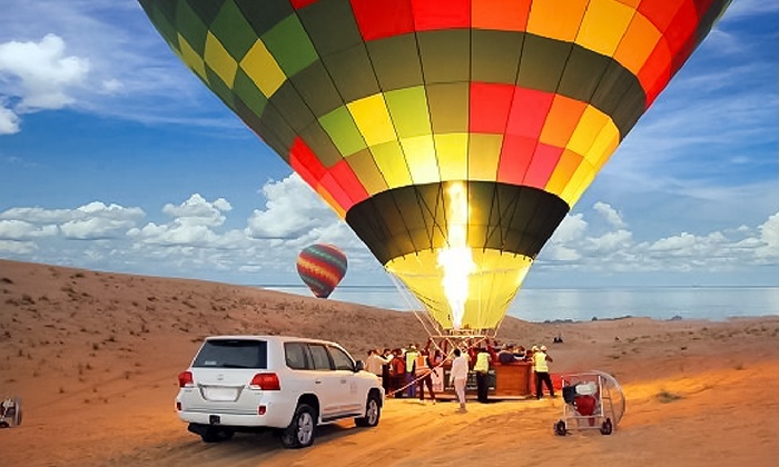 hot air balloon ride dubai